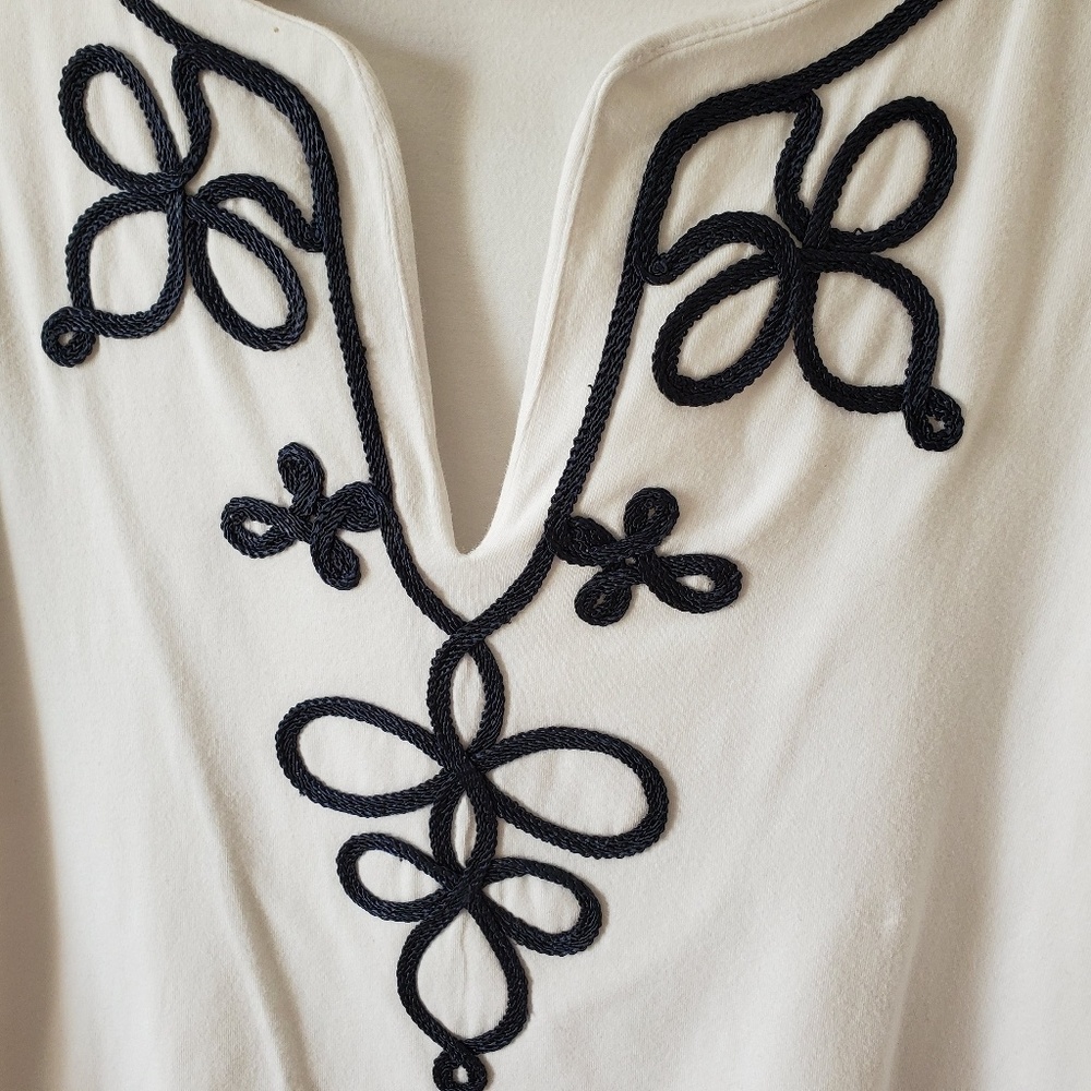 Jones nautical rope design blouse XL - Picture 2 of 4